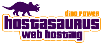Hostasaurus Logo