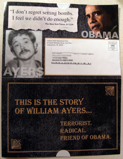 McCain Ayers Smear Mailer Front